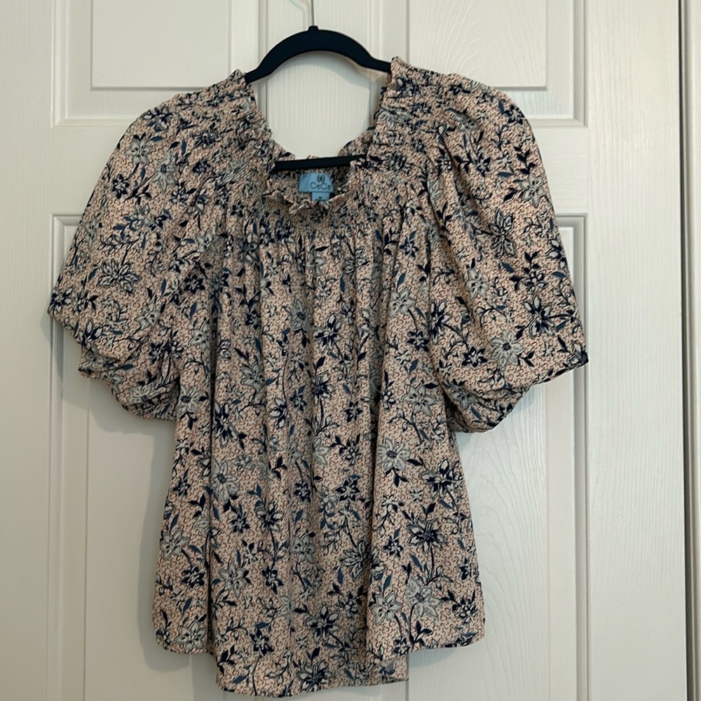 Puff-Sleeve off shoulder top